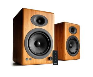 Audioengine A5 Plus 150W Système d'enceintes amplifiées pour la Musique de Salon pour Les Studios, Les salles de cinéma, Les bibliothèques, Les Jeux