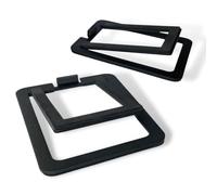 Audioengine DS1M Metal Speaker Stands Paire - Supports de Haut-parleurs de Bureau en Acier inclinés pour Petits Haut-parleurs, Haut-parleurs de PC, Haut-parleurs- Noir (Pairee)