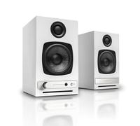 Audioengine HD3 60W Enceintes de Bureau alimentées sans Fil | DAC 24 Bits USB et amplificateur analogique intégrés | aptX HD Bluetooth, entrées USB, RCA et 3, 5 mm | Cbles Inclus