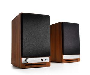 Audioengine HD3 60W Enceintes de Bureau alimentées sans Fil | DAC 24 Bits USB et amplificateur analogique intégrés | aptX HD Bluetooth, entrées USB, RCA et 3, 5 mm | Cbles Inclus