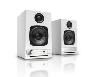 Audioengine HD3 60W Enceintes de Bureau alimentées sans Fil | DAC 24 Bits USB et amplificateur analogique intégrés | aptX HD Bluetooth, entrées USB, RCA et 3, 5 mm | Cbles Inclus