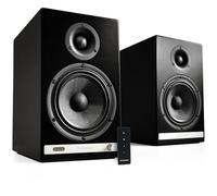 Audioengine HD6 Wireless Speakers with Bluetooth, 150W, Noir | Powered Bookshelf Speakers, aptX-HD, 24 Bit DAC