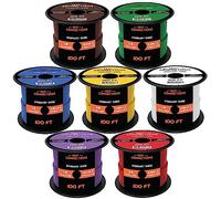 Audiopipe / Best Connections Trailer Light Cable Wiring for Harness 100ft spools 14 Gauge 7 Wire 7 Colors by