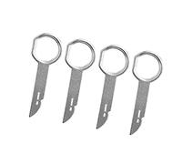 Audioproject A105-50 - 4 Demontage Garniture Auto/Kit Adaptateur Demontage Garniture Auto/Cle Extraction Autoradio Compatible avec: Ford 6000 CD Fiesta Focus Fusion Cles d'extraction