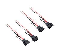 Audioproject A203-2 pièces Auto Lautsprecheradapter Set Compatible avec VW Golf 4 5 6 7 Polo Skoda Fabia Octavia Roomster Seat Ibiza Toledo Leon sur Prise DIN