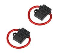 Audioproject A210 - 2 x SET fusible voiture ATC avec 6mm² 10GA câble 12V 24V protégé contre les éclaboussures