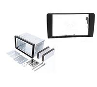 Audioproject A234 - Kit de montage d'autoradio double DIN - Compatible avec Audi A3 8P 8PA 8E 2-DIN année de construction 2003-2012 Symphonie Chorus RNS-E + baie de montage en métal noir