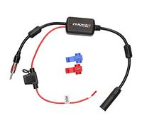 Audioproject A394 - Amplificateur d'antenne d'autoradio DIN AM FM 12V Amplification Universelle 25db Compatible avec Sony Pioneer JVC Kenwood Alpine amplificateur d'antenne de Voiture Radio