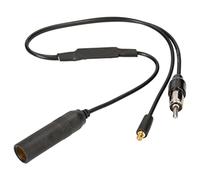 Audioproject A411 - Dab Antenne Amplificateur Splitter MCX vers DIN FM Antenne Splitter Autoradio Antenne Voiture numérique Radio Dab+ Plus Adaptateur Voiture connecteur