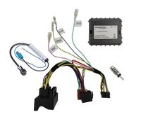 Audioproject A412 - Kit adaptateur radio pour voiture - prise universelle ISO - boîtier + 16 contacts à sertir haut-parleur + alimentation voiture compatible avec VW Opel Ford Mercedes