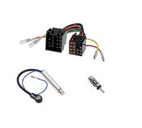 Audioproject A412 - Kit adaptateur radio pour voiture - prise universelle ISO - boîtier + 16 contacts à sertir haut-parleur + alimentation voiture compatible avec VW Opel Ford Mercedes