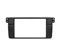 Audioproject A418 Façade d'autoradio 2 DIN double DIN pour BMW Série 3 E46 Cadre d'encastrement Noir
