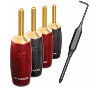 Audioquest 500 Series Banana Gold (lot de 4) - Fiches bananes