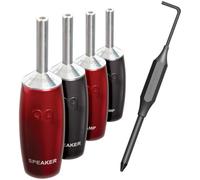 Audioquest 500 Series Banana Silver (lot de 4) - Fiches bananes