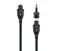 AudioQuest 5m Forest OptiLink câble de fibre optique TOSLINK Noir - Câbles de fibre optique (5 m, TOSLINK, TOSLINK, Mâle/Mâle, Noir)