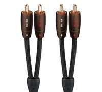 AudioQuest Big Sur Câble audio 1m 2 x RCA Noir en Cuivre, 1 m
