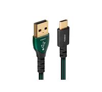 AudioQuest Câble USB Forest – USB-A vers USB-C – 1,5 m Vert et Noir