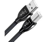 AudioQuest Carbon - Câble USB - USB (M) pour USB type B (M) - USB 2.0 - 75 cm - solide - noir/gris