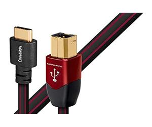 AudioQuest Cinnamon USB B vers Type C - Câble USB B vers C de 1,5 m