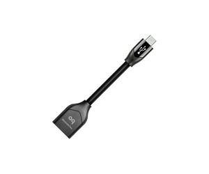 Audioquest DragonTail Android (USB-C) - Câble Rallonge USB-A vers micro-USB-C
