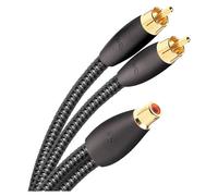 AudioQuest FLX-X Splitter - Câble Y pour Caisson de Grave 2 RCA mâle / 1 RCA femelle de 0.15m