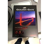 AudioQuest 1m Golden Gate RCA câble audio 2 x RCA Noir