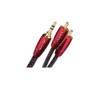 Audioquest Golden Gate mini-jack RCA - Câble Mini-jack 3,5 mm vers RCA de 2 m