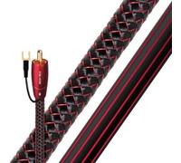 AudioQuest Irish Red - Câble de subwoofer - RCA mâle pour RCA mâle - 3 m - coaxial - noir/rouge