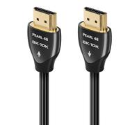 AudioQuest Pearl 48 Câble HDMI 2.1 8K/10K Ultra HD, Gaming, Haut débit, 48 Gbit/s, HDR, eARC 5 m