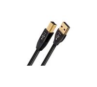 AudioQuest Pearl - Câble USB - USB (M) pour USB type B (M) - USB 2.0 - 75 cm - solide - bande noire/blanche