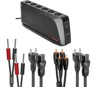 Audioquest PowerQuest 2 + 2 x NRG-Y3 (1 m) + Tower (0.6 m) + Q2 (3 m) - Conditionneurs secteur