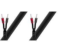 Audioquest Rocket 11 Bananes SureGrip - Paire de Câbles d'Enceintes Montés (2 x 2,5 m)