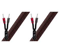 Audioquest Rocket 33 avec Bananes - Paire de Câbles d'Enceintes Montés (2 x 1,5 m)