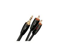 AudioQuest Câble audio 3,5 mm 2 x RCA 3,5 mm Noir - Câbles audio (3,5 mm, 2 x RCA, cuivre, 3 m, noir)