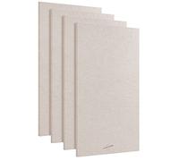 AudioSilk Panneaux Acoustiques, Lot de 4 - TROUSSE POUR CHAMBRE, Large, 116 x 58cm, Naturel