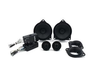 Audison APBMW K4M - Système 2 Voies pour BMW/Mini avec médium 100 mm, Tweeter et Filtre, 100W Peak, Montage Direct Small Basket