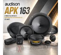 Audison APK 163 KIT 3Way AP1+AP 6.5+AP4+Grill 16,5 cm Système de composants...