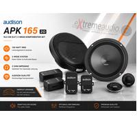 Audison APK 165 2 ohms 16,5 cm (6,5") 2 voies composants haut-parleurs set 300 W