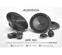 Audison Système 2 voies APK 165 300W 4 Ohms Avant