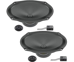 Audison APK 690 - Kit Hi-End 2 Voies 6x9 avec woofer, Tweeter et Filtre Passif, Puissance maximale 300W