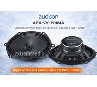 Audison APX 570 - 5x7" 2-Way Coaxial System APX570 SET COAX 2Way 5”x7” 1 Paire