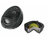 Audison AV 1.1 Tweeter Haute Définition, Dôme Tetolon, Aimant Néodyme, Bobine 28mm, Support Orientable, 180W, Noir