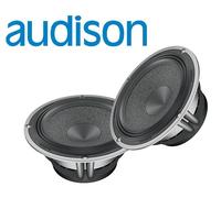 Audison AV 6.5 - SET WOOFER 165mm haut-parleurs 1 PAIRE médiums 16,5 cm