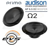Audison Prima AP 6.5 Ω2 Paire De Woofers 165 Mm Midwoofer 16,5Cm 2 Ohm 210W