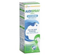 AUDISPRAY ADULT - Hygiène régulière de l'oreille - Eau de mer purifiée 100% naturelle - Made in France - Spray 50ml