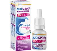 AUDISPRAY DOLO - Solution auriculaire - Traitement - Soulage les douleurs et les démangeaisons de l'oreille - Flacon- 7g - A partir de 6 mois