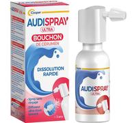 Audispray Ultra Bouchon De Cérumen Dissolution Rapide Spray Flacon 20ml