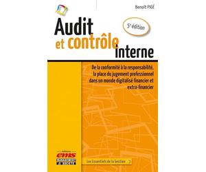 Audit et contrôle interne - 5e édition: De la conformité à la responsabilité, la place du jugement professionnel dans un monde digitalisé financier et extra-financier