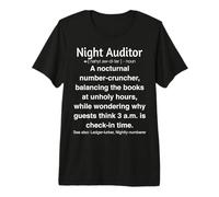 Auditeur de Nuit drôle T-Shirt Haut de Gamme