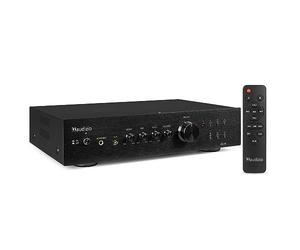 Audizio AD220B Amplificateur HiFi Bluetooth 2.1 - Noir, 400 Watts, 4 Ohms, 2 Sorties Enceintes, 1 Sortie Sub, Lecteur MP3, Égaliseur de Son, Idéal pour Vos Films et Écouter Votre Musique